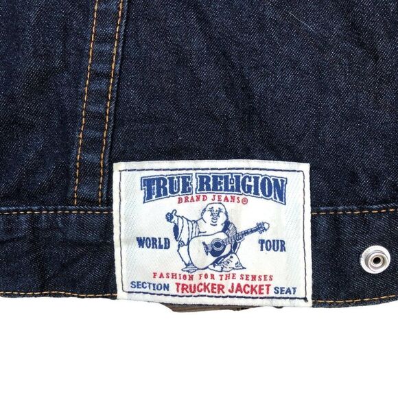 Vintage True Religion Jeans and Jacket Set BILLY SUPER T Blue - Picture 12 of 13